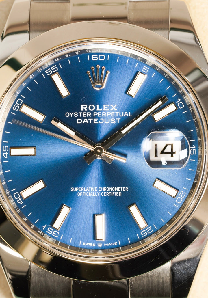 Rolex Datejust 41 126300 Blue Stainless Steel - 2022