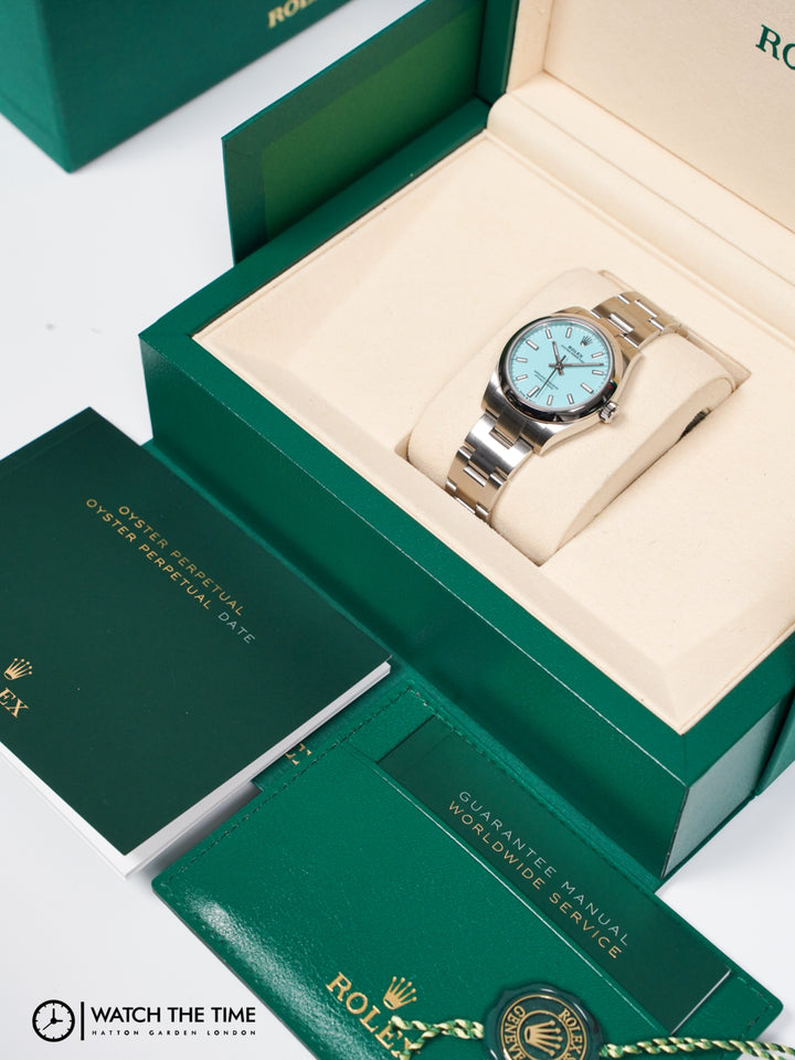 Rolex Oyster Perpetual 31 277200 Tiffany Blue Stainless Steel - 2025