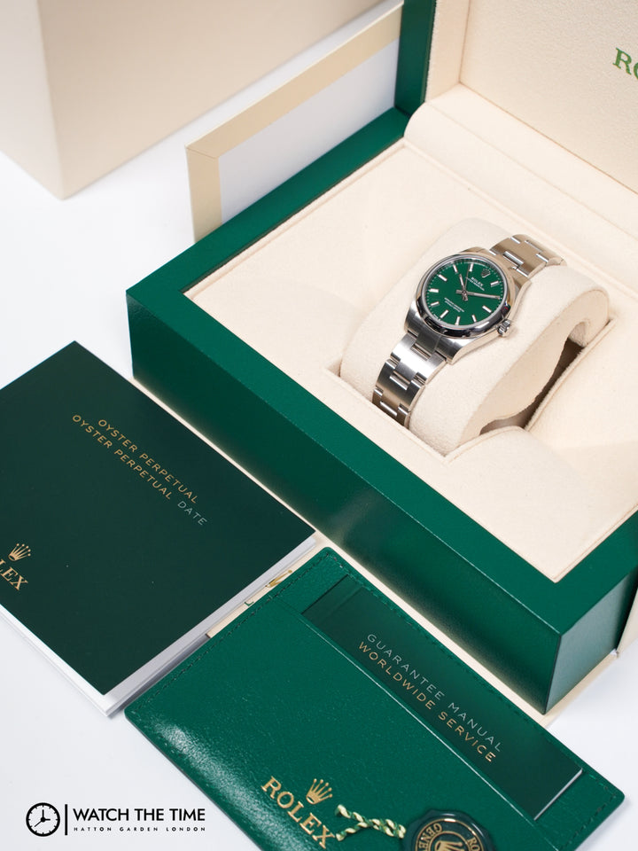 Rolex Oyster Perpetual 31 277200 Green Stainless Steel - 2025
