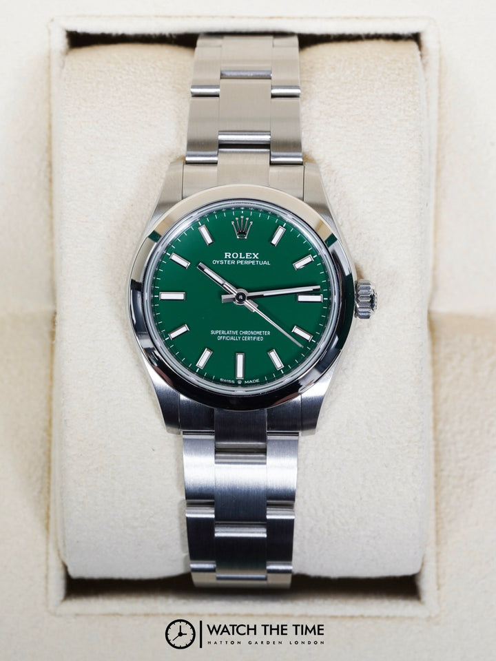 Rolex Oyster Perpetual 31 277200 Green Stainless Steel - 2025