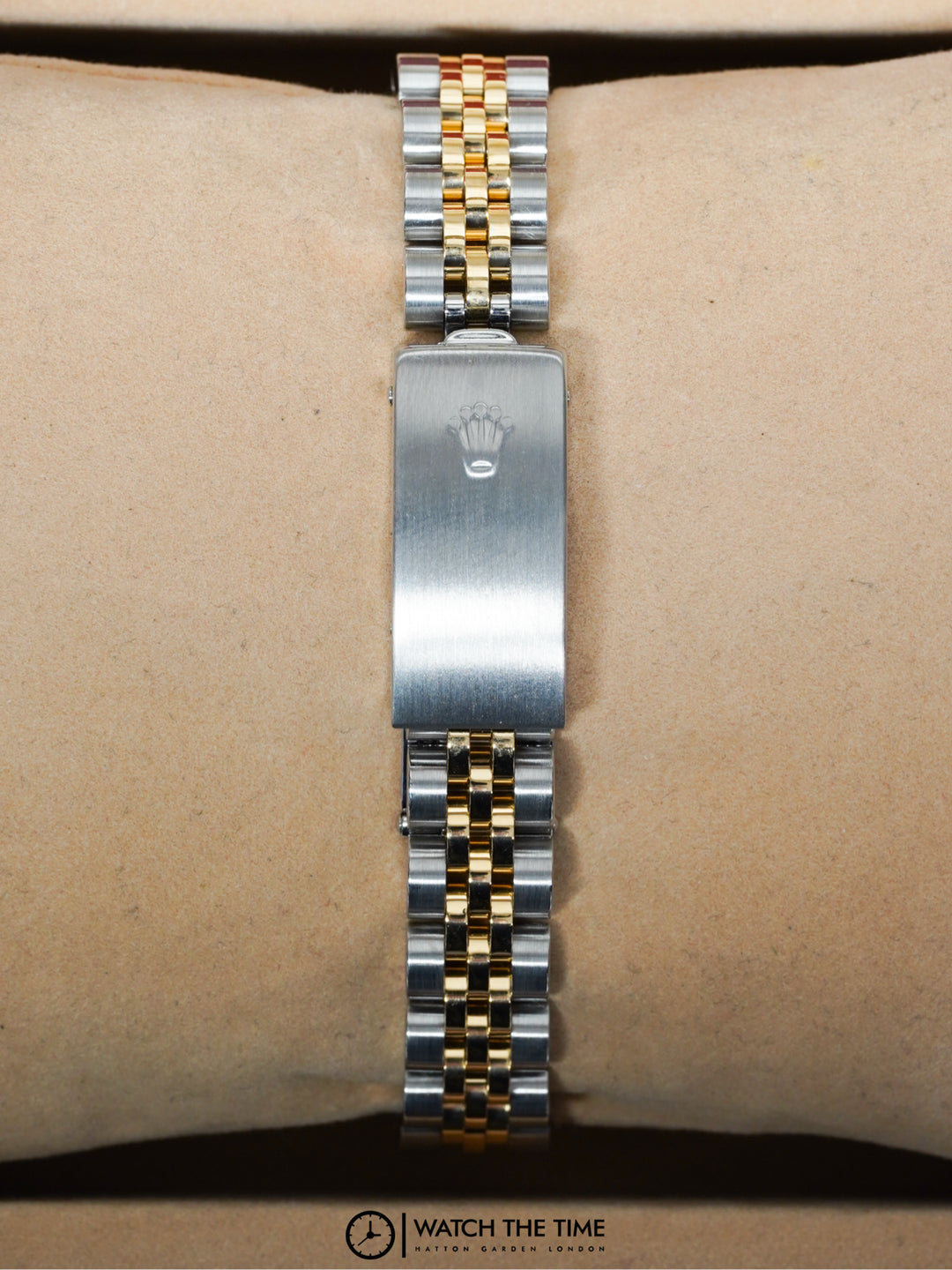 Rolex Datejust 26 69173 Champagne Diamond Yellow Gold & Steel - Unknown