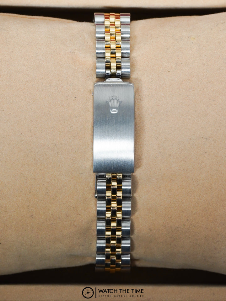 Rolex Datejust 26 69173 Champagne Diamond Yellow Gold & Steel - Unknown