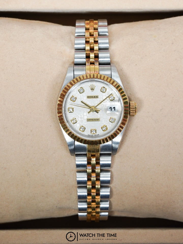 Rolex Datejust 26 69173 Jubilee Diamond Yellow Gold & Steel - 1996