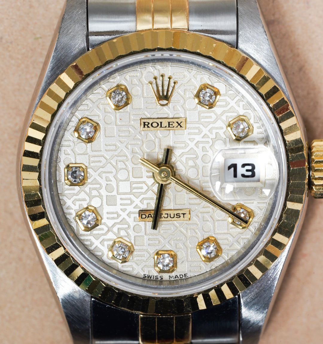 Rolex Datejust 26 69173 Jubilee Diamond Yellow Gold & Stainless Steel - 1996