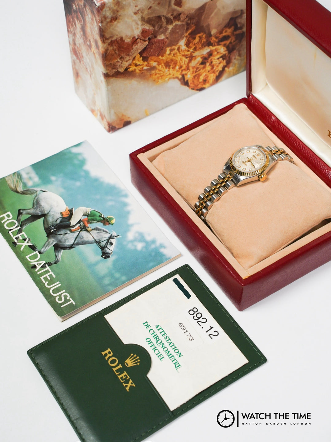 Rolex Datejust 26 69173 Jubilee Diamond Yellow Gold & Stainless Steel - 1996