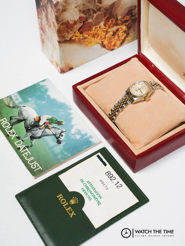 Rolex Datejust 26 69173 Jubilee Diamond Yellow Gold & Stainless Steel - 1996