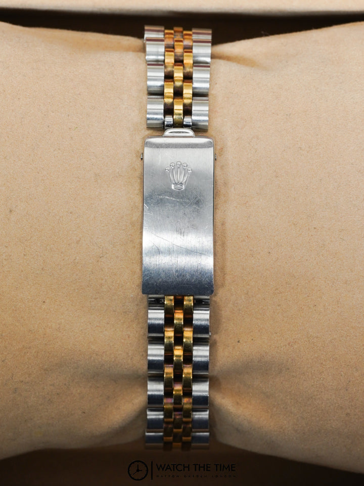 Rolex Datejust 26 69173 Blue Diamond Yellow Gold & Steel - 1988