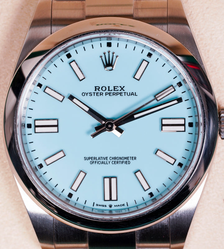 Rolex Oyster Perpetual 41 124300 Tiffany Blue Dial - 2020