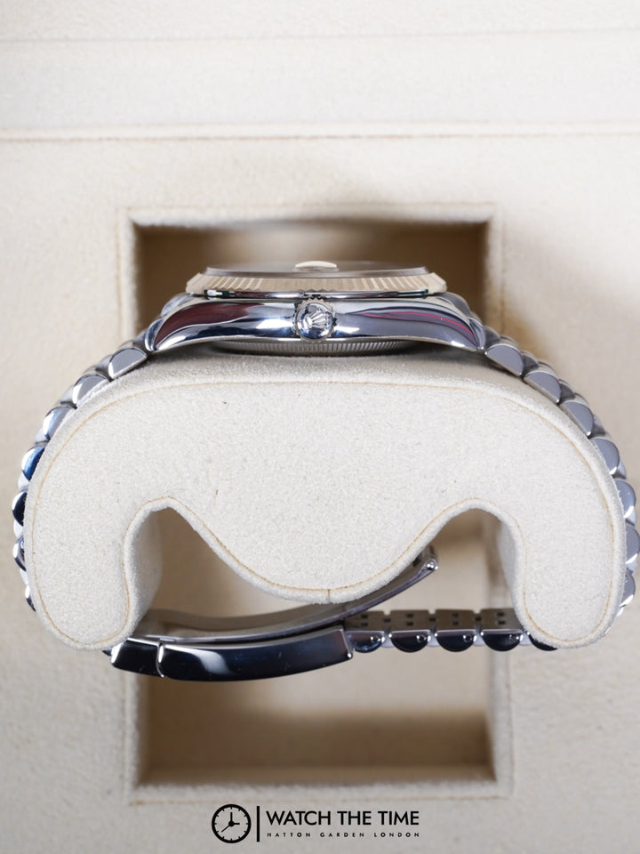 Rolex Datejust 36 126234 Green Palm Stainless Steel & White Gold - 2022