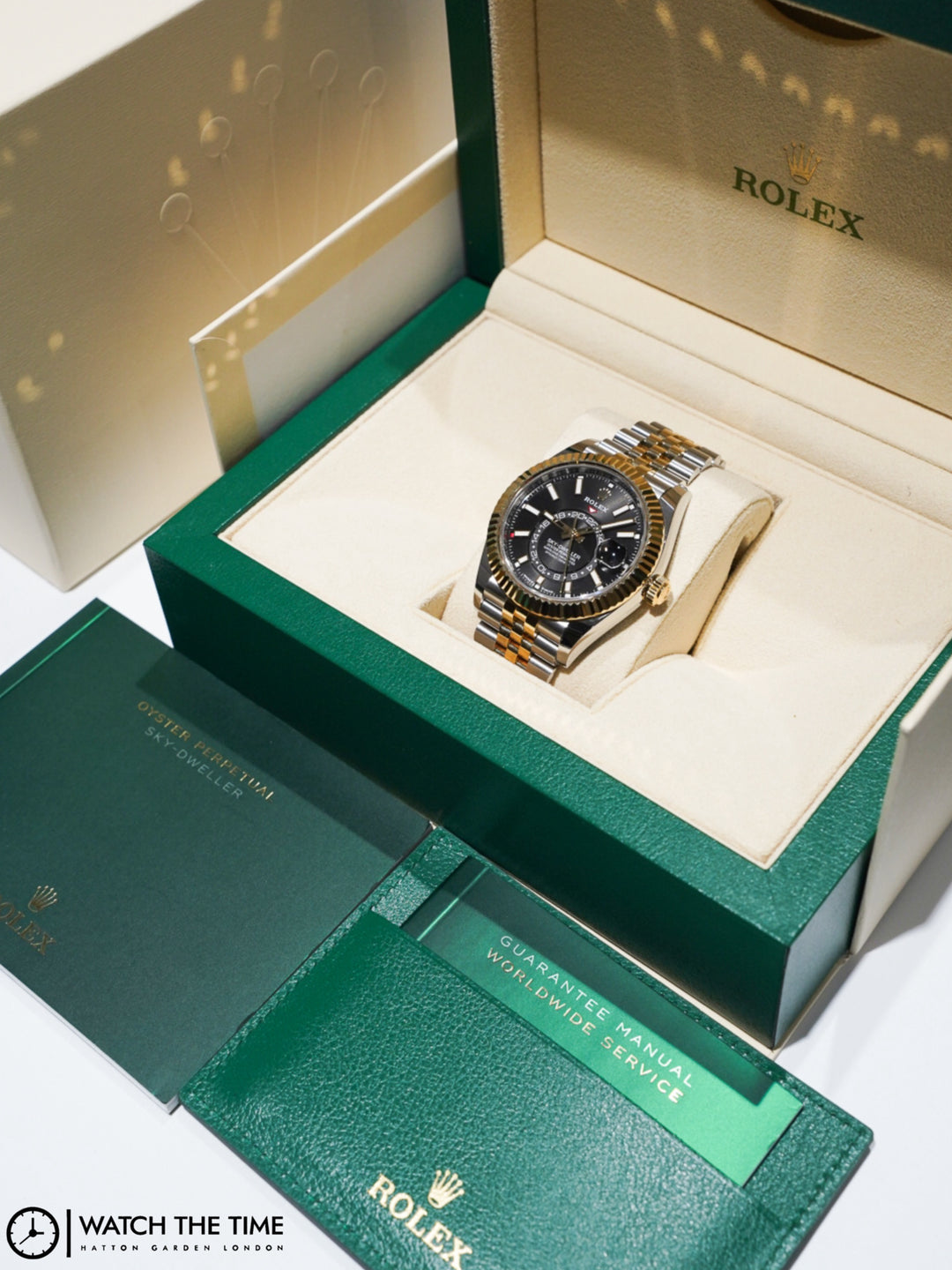 Rolex Sky-Dweller 42 Black Dial Stainless Steel & Yellow Gold - 336933 - 2025
