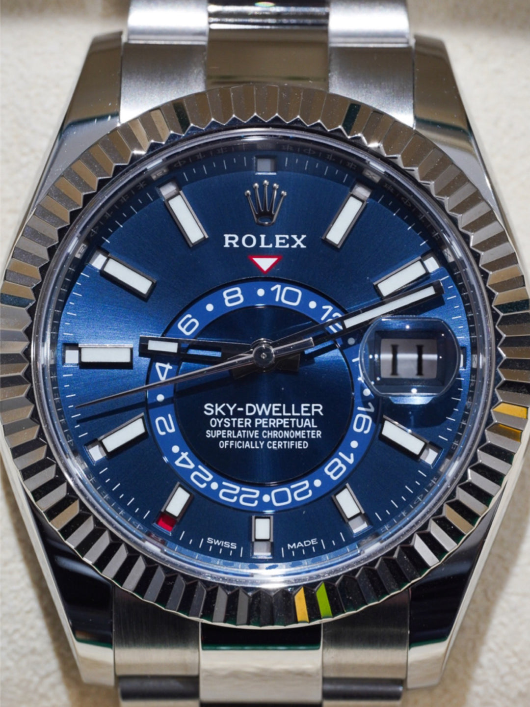 Rolex Sky-Dweller 42 Blue Dial Stainless Steel & White Gold  - 326934 - 2020