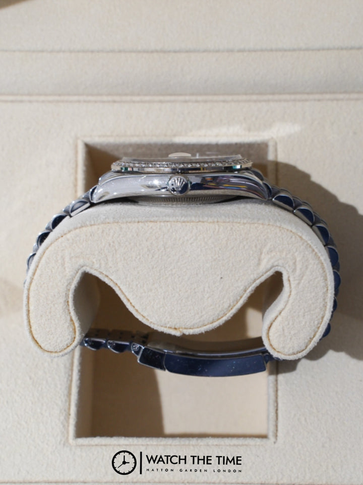 Rolex Datejust 36 126284RBR Green Palm Dial Stainless Steel - 2023