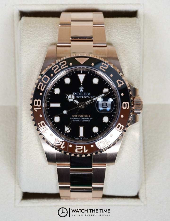 Rolex GMT-Master ll 40 126715CHNR Rose Gold (Rootbeer) - 2024