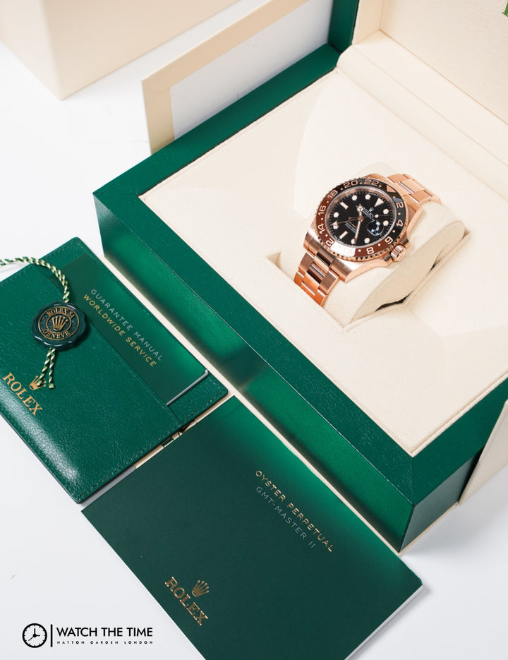 Rolex GMT-Master ll 40 126715CHNR Rose Gold (Rootbeer) - 2024