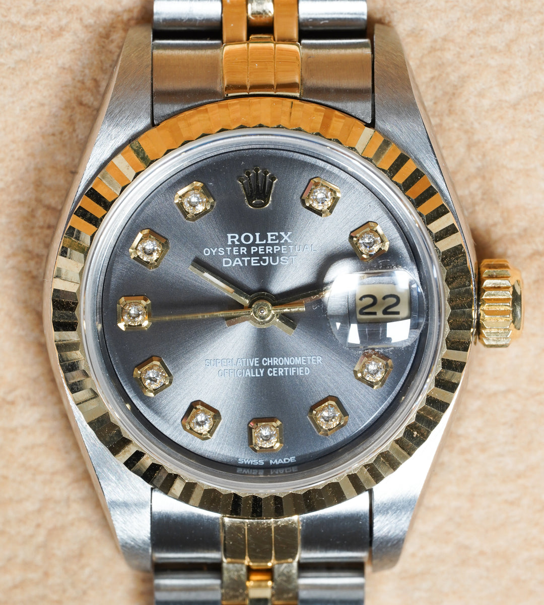 Rolex Datejust 69173 Rhodium Diamond 26 - 1994