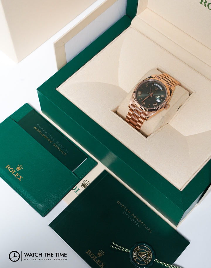 Rolex Day-Date 228235 Olive Dial 40 - 2023