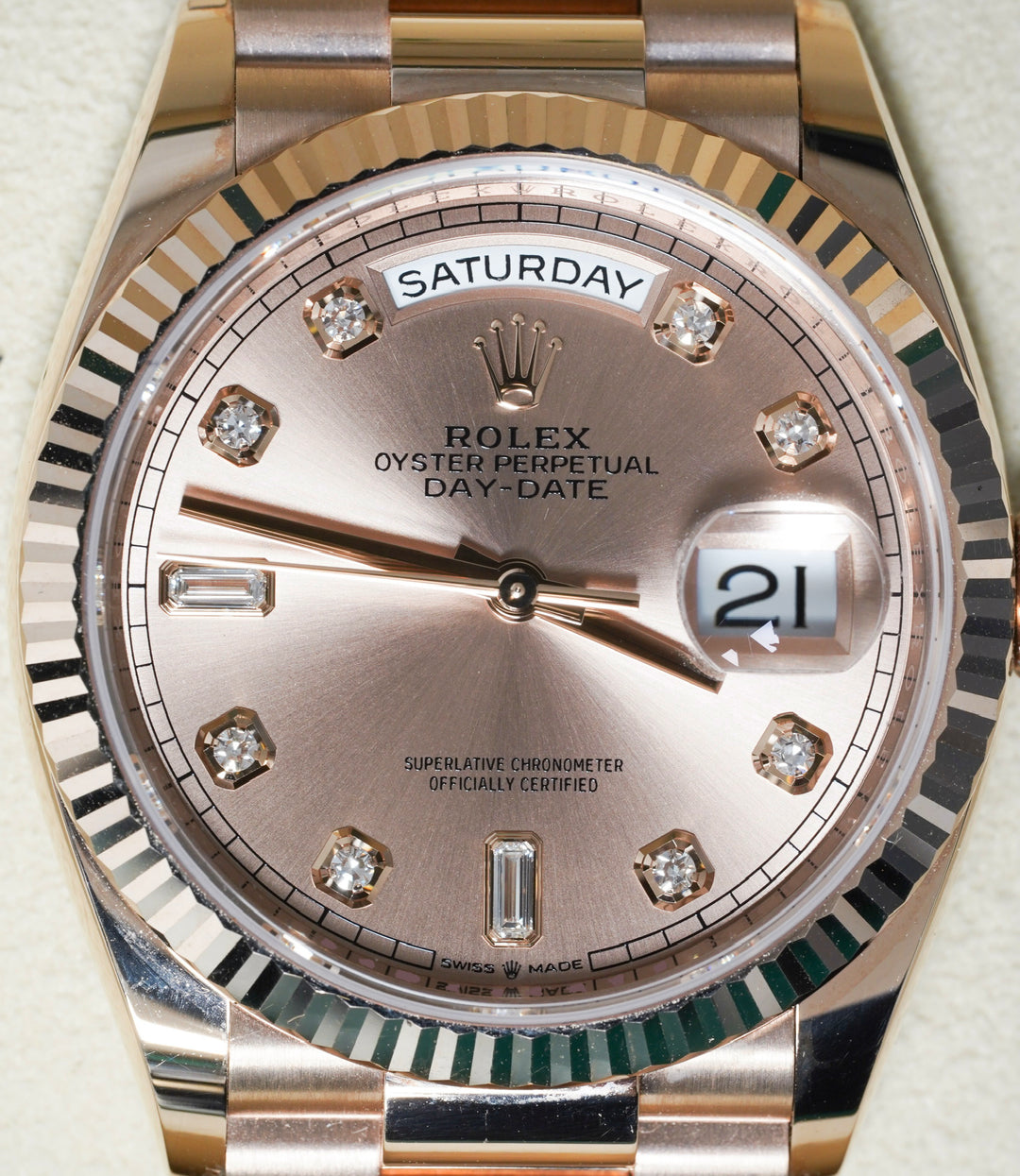 Rolex Day-Date 128235 Sun-Dust Diamond 36 - 2022