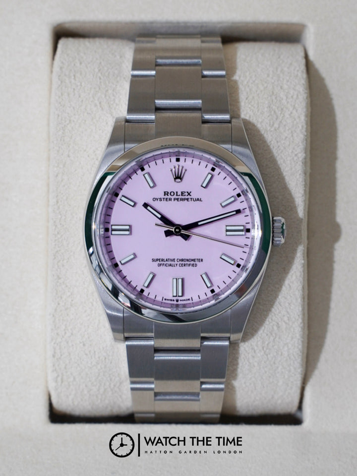 Rolex Oyster Perpetual 36 126000 Pink Dial Stainless Steel - 2025