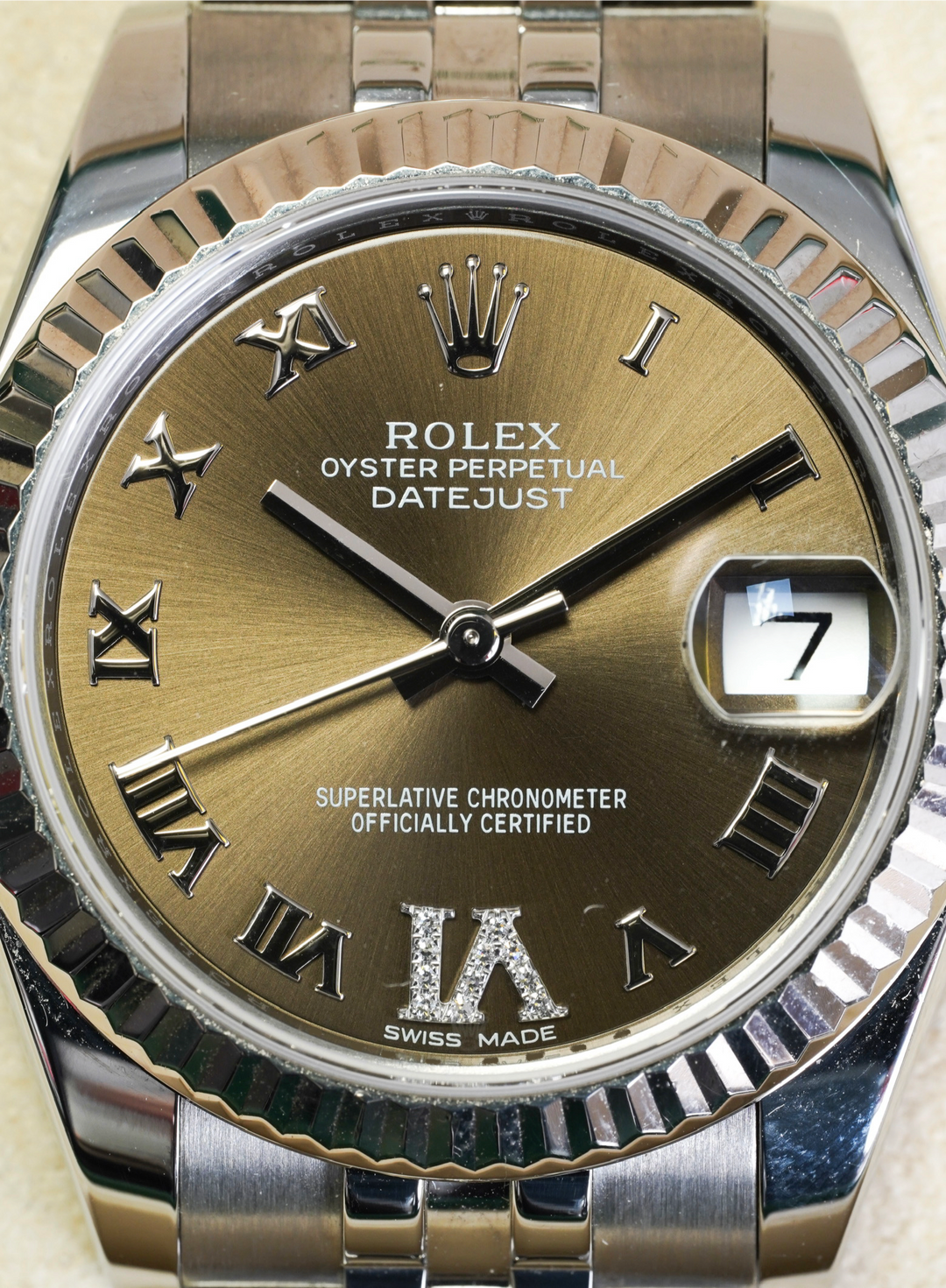 Rolex Datejust 178274 Diamond Olive Green - 2017