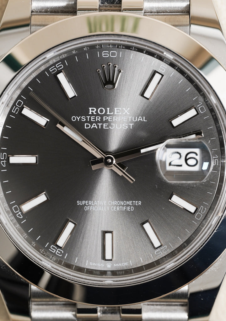 Rolex Datejust 41 Rhodium Stainless Steel 41 mm - 126300 - 2025