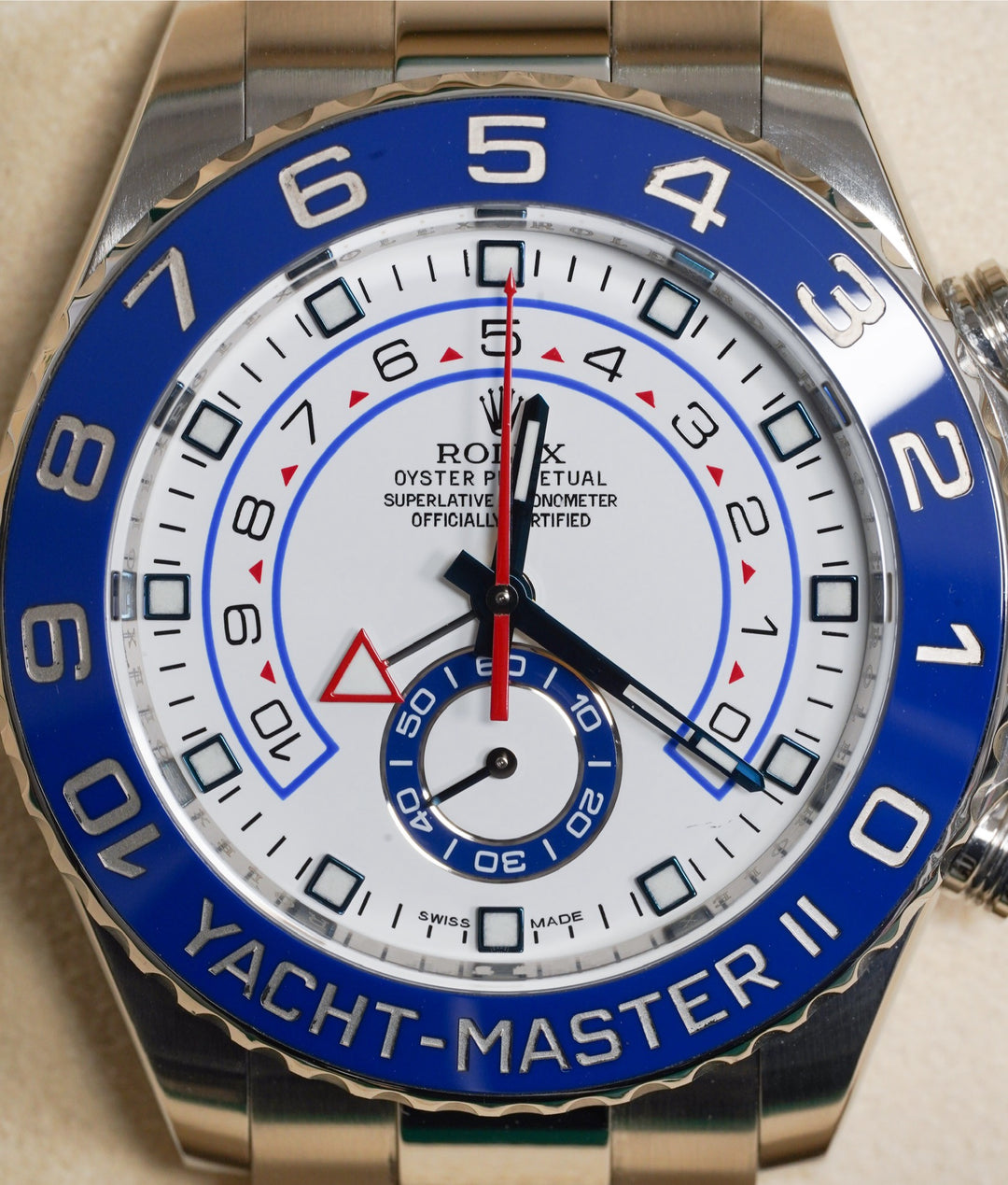 Rolex Yacht-Master II White Stainless Steel 44mm - 116680 - 2013