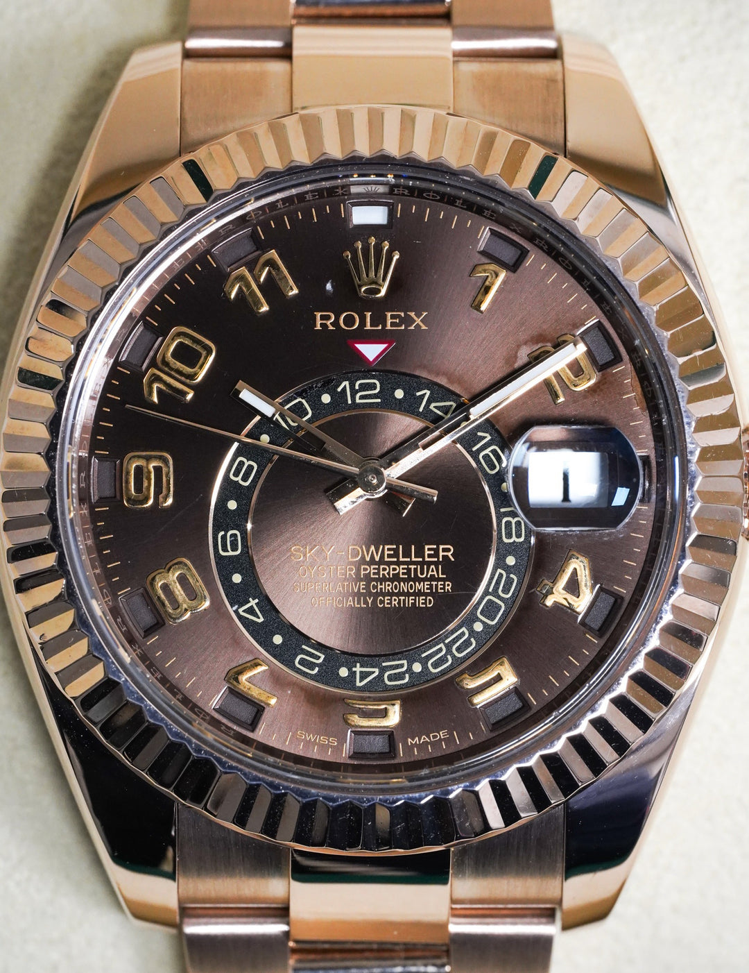 Rolex SkyDweller Chocolate Rose Gold 42 mm - 326935 - 2020