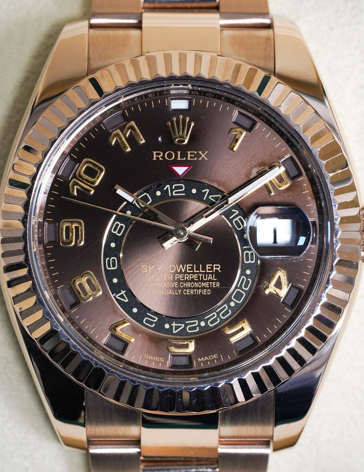 Rolex SkyDweller Chocolate Rose Gold 42 mm - 326935 - 2020
