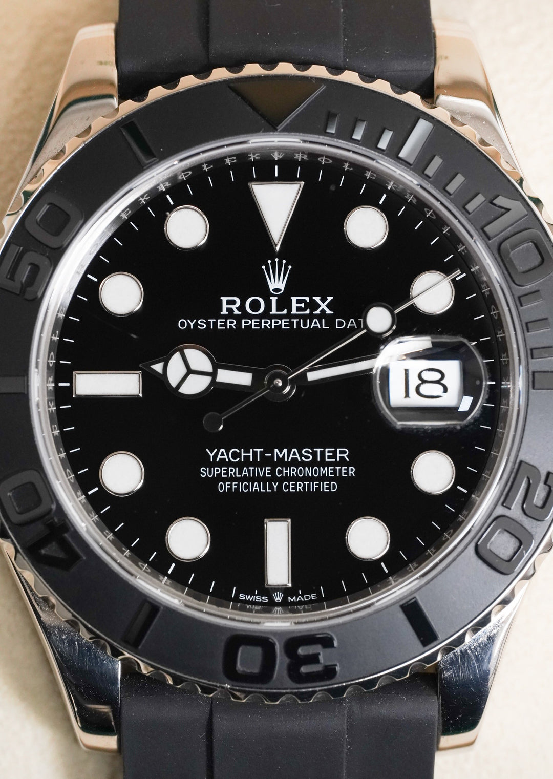 Rolex Yacht-Master Black Oyster-Flex White Gold 42mm - 226659 - 2024