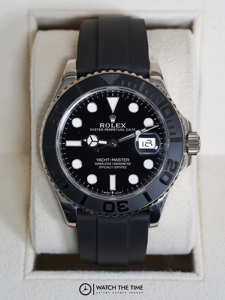 Rolex Yacht-Master Black Oyster-Flex White Gold 42mm - 226659 - 2024