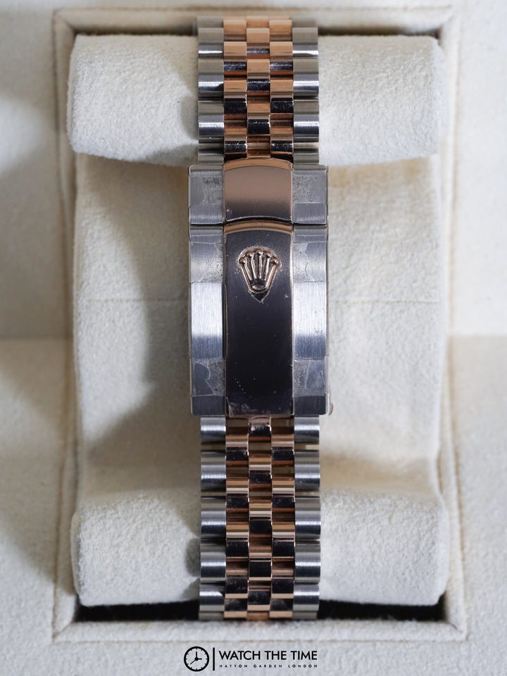 Rolex Datejust Motif Rhodium Stainless Steel Rose Gold 36 mm - 126231 - 2023
