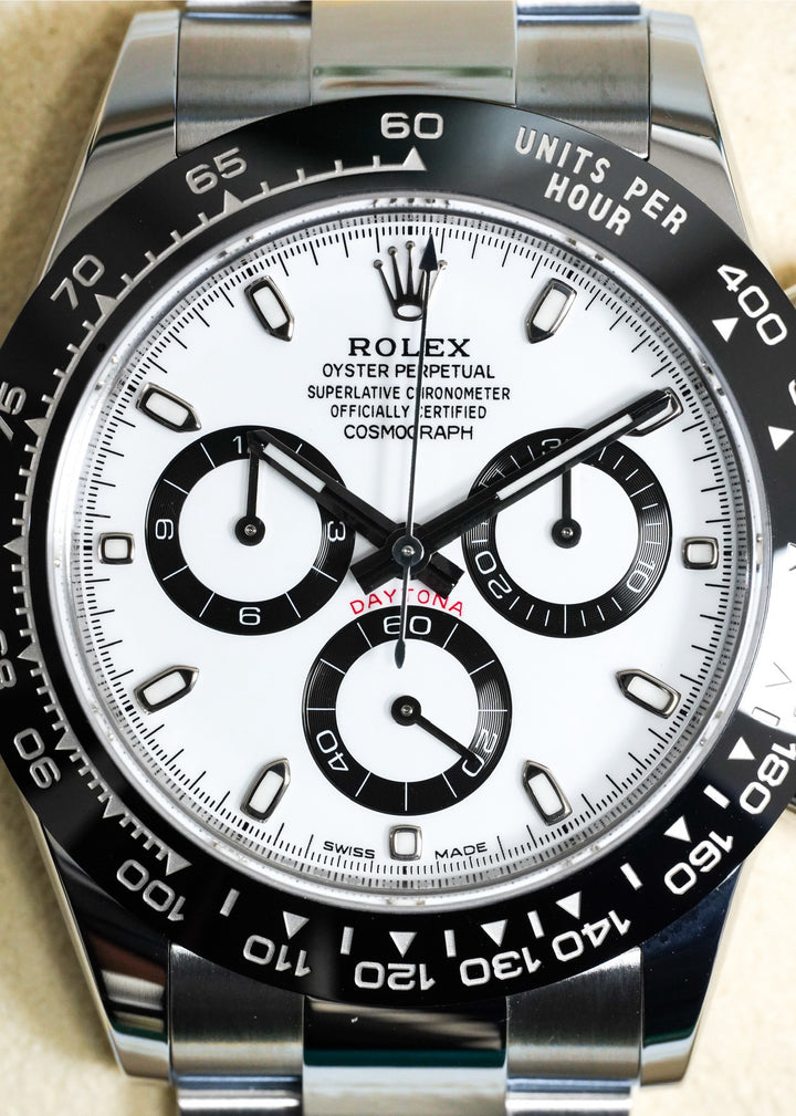 Rolex Daytona "PANDA" White Chronograph Stainless Steel 40mm - 116500LN - 2022