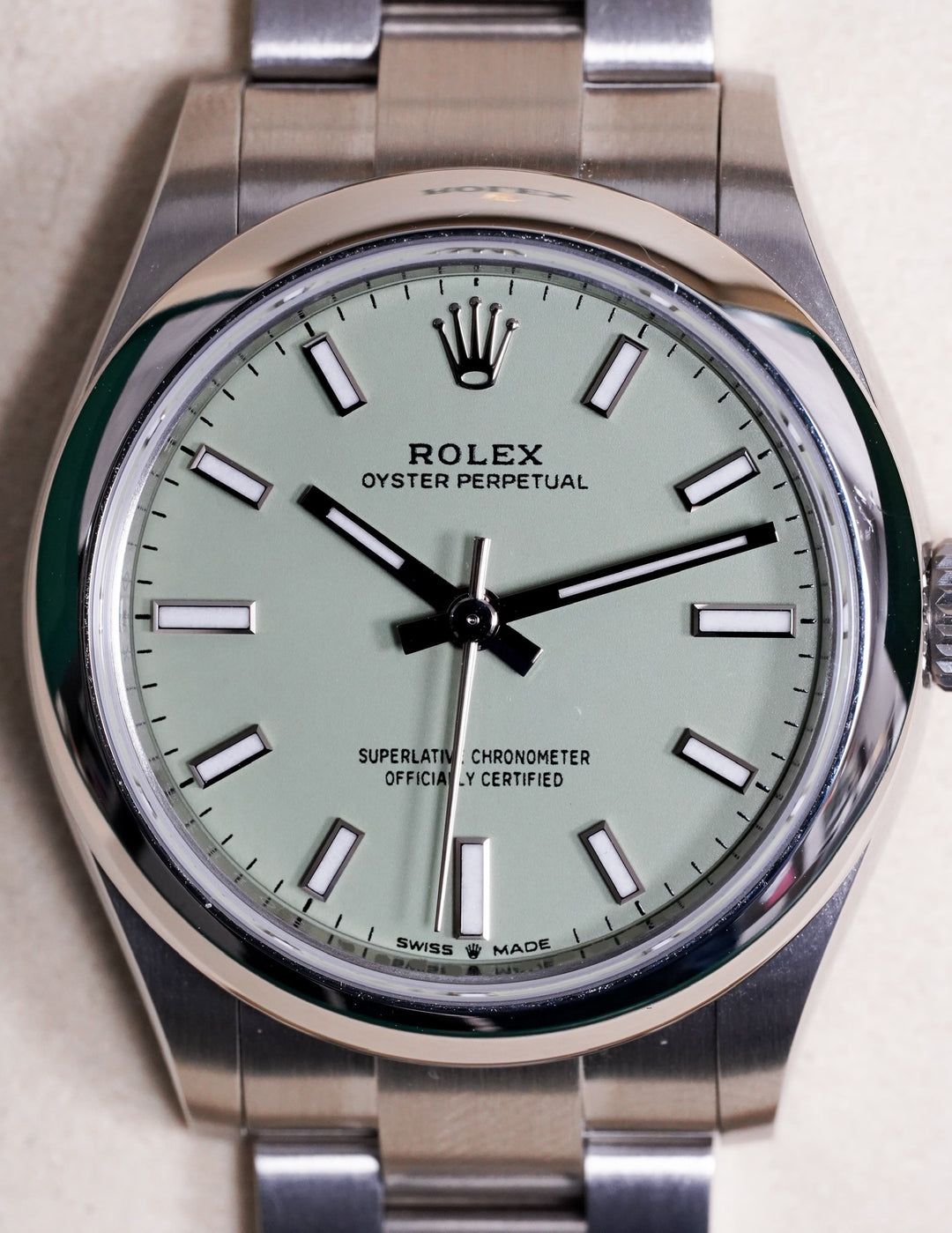 Rolex Oyster Perpetual Pistachio Stainless Steel 31 mm - 277200 - 2025