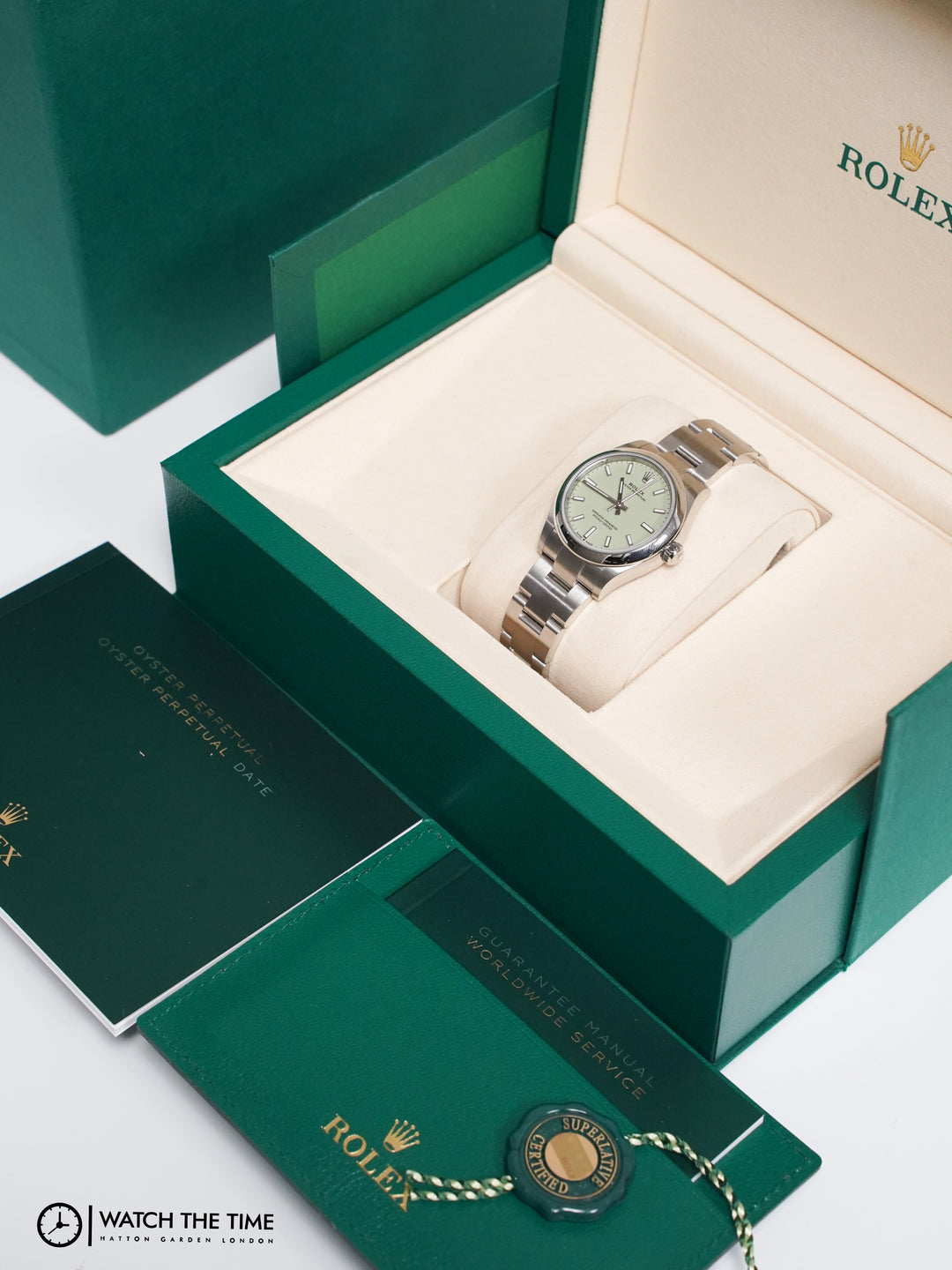 Rolex Oyster Perpetual Pistachio Stainless Steel 31 mm - 277200 - 2025