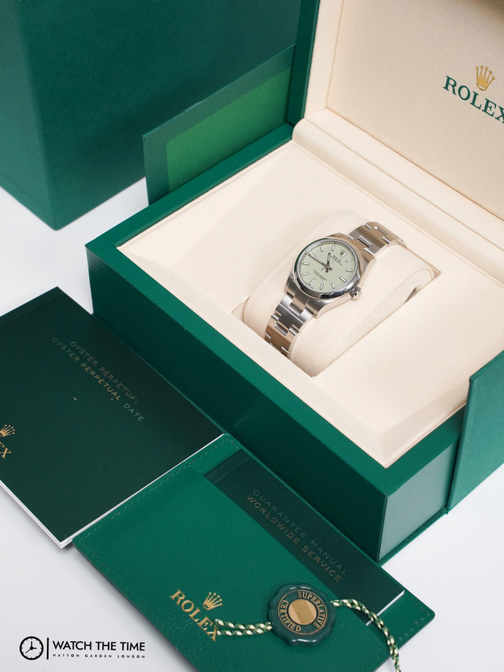 Rolex Oyster Perpetual Pistachio Stainless Steel 31 mm - 277200 - 2025