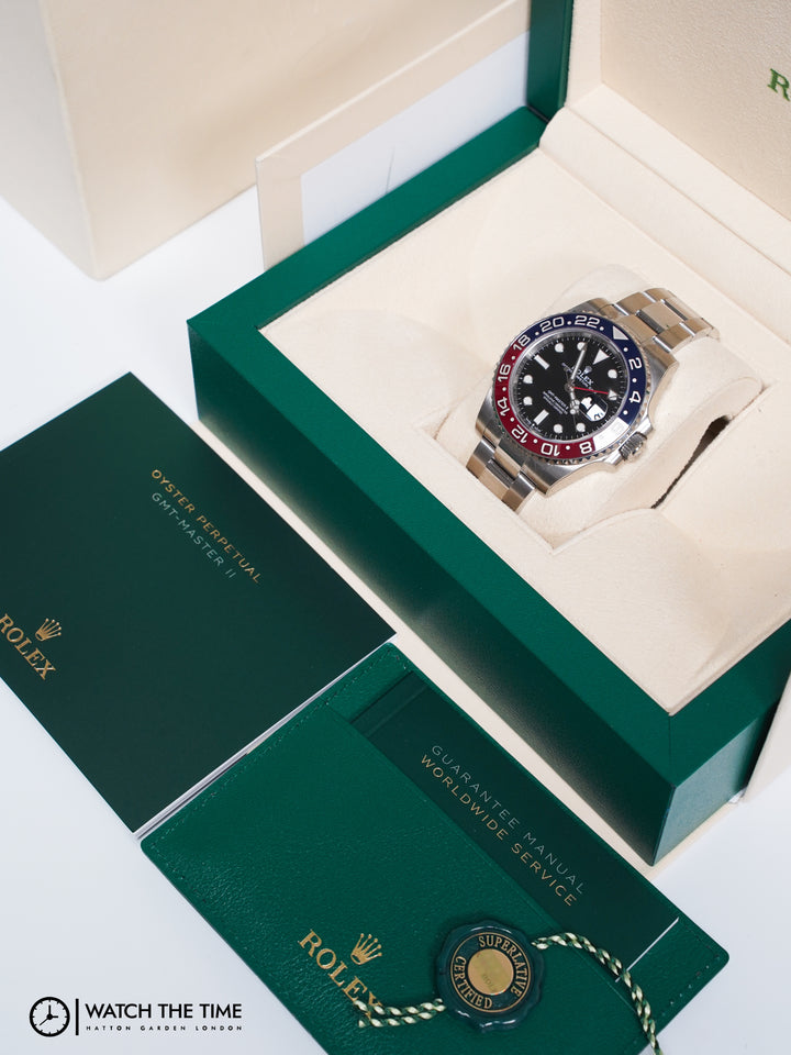 Rolex GMT II "PEPSI" Stainless Steel 40 mm - 126710BLRO - 2021