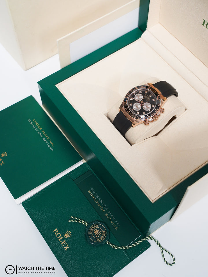 Rolex Daytona Black Chronograph Rose Gold 40mm - 126515LN - 2023