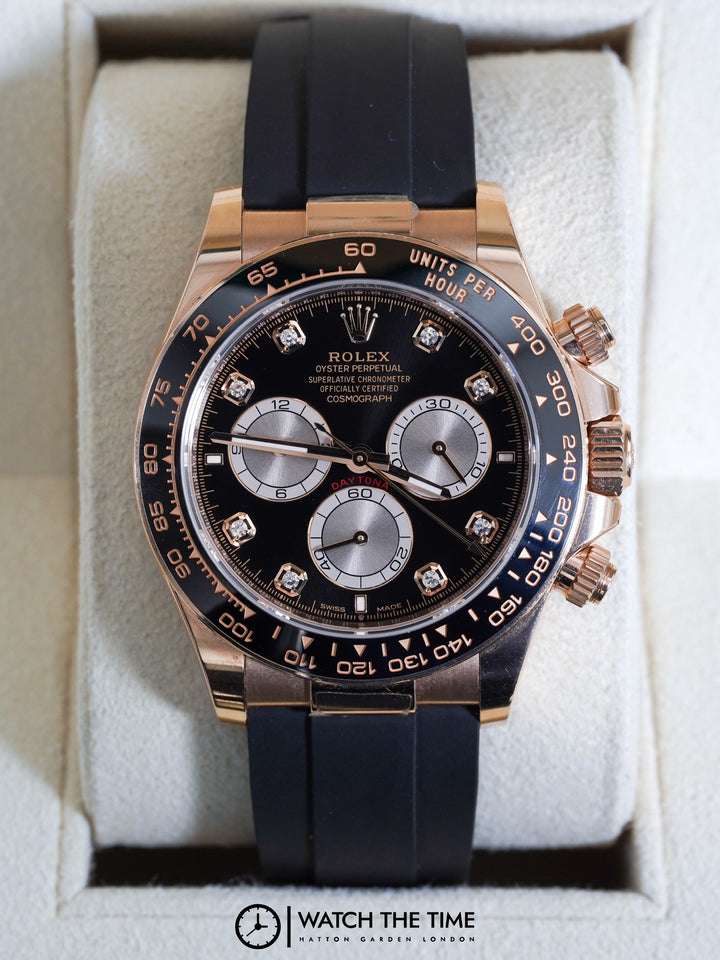 Rolex Daytona Black Chronograph Rose Gold 40mm - 126515LN - 2023