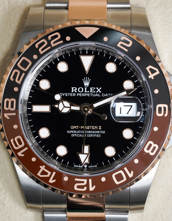 Rolex GMT II "ROOTBEER" Stainless Steel Rose Gold 40 mm - 1126711CHNR - 2020