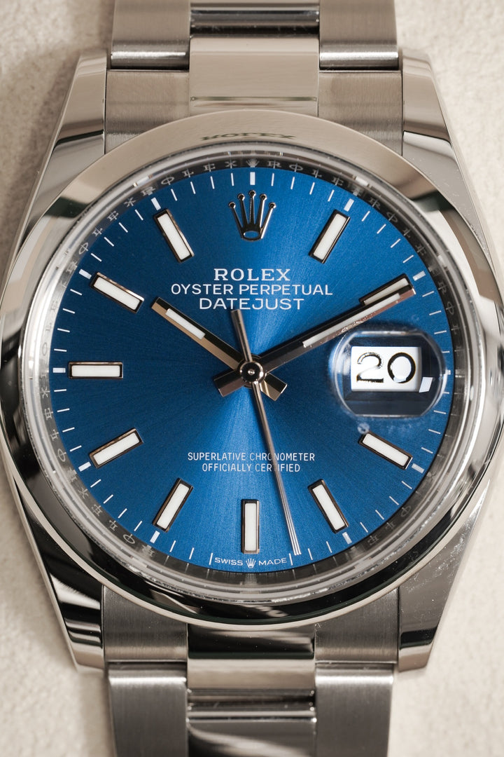 Rolex Datejust Blue Stainless Steel 36 mm - 126200 - 2024