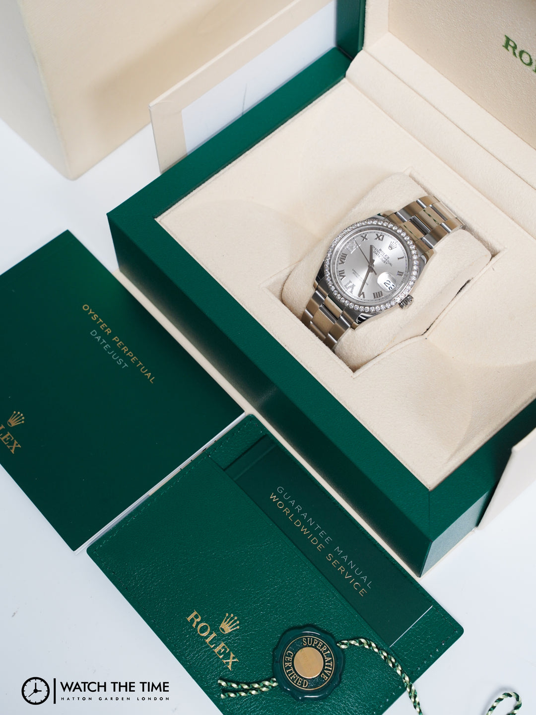 Rolex Datejust Silver Roman RBR Stainless Steel 36 mm - 126284RBR - 2020
