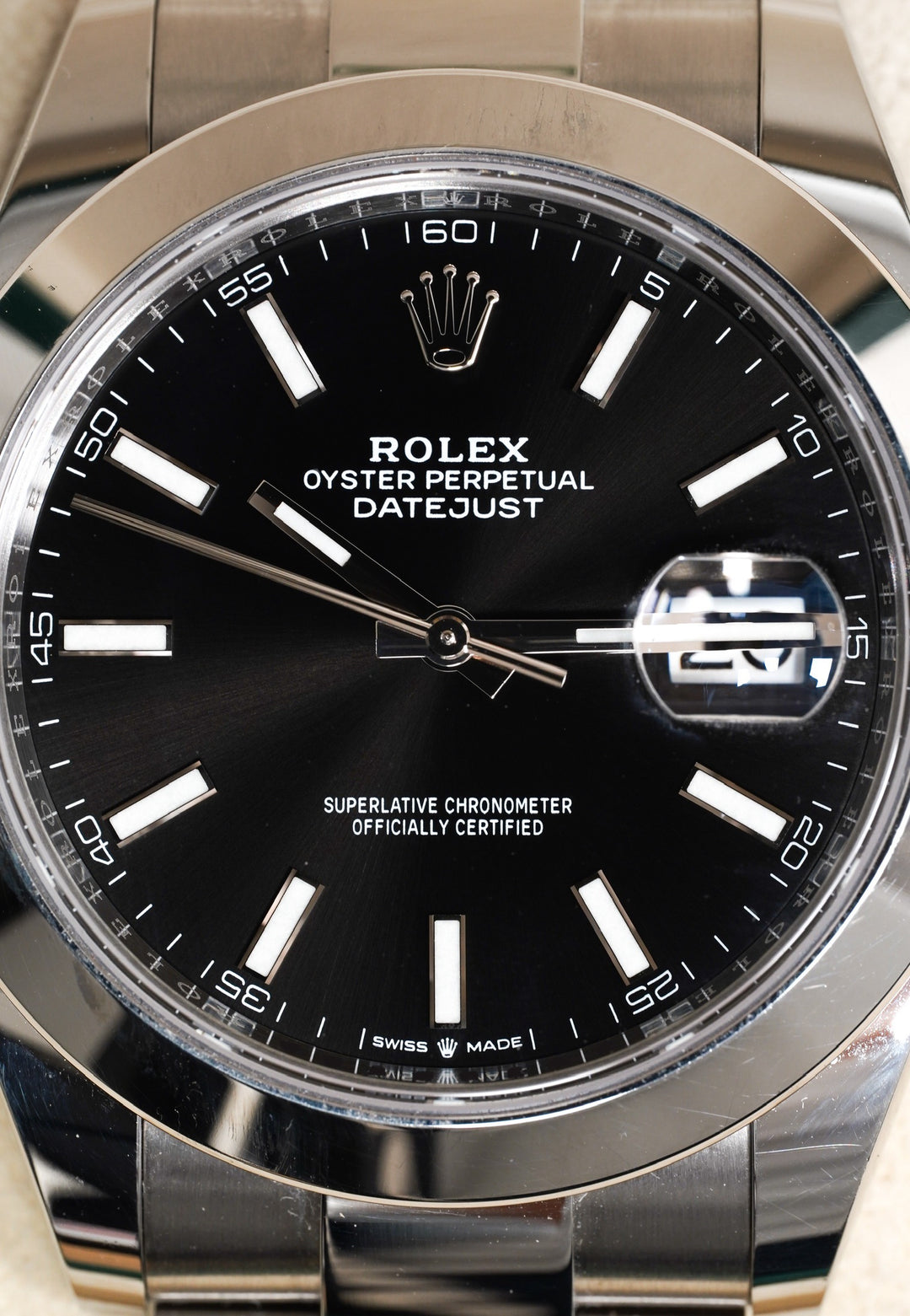 Rolex Datejust 41 Black Stainless Steel 41 mm - 126300 - 2023