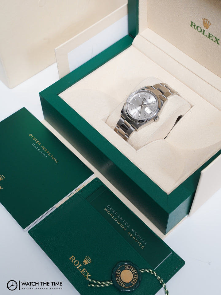 Rolex Datejust 36 Silver Stainless Steel 36 mm - 126200 - 2022