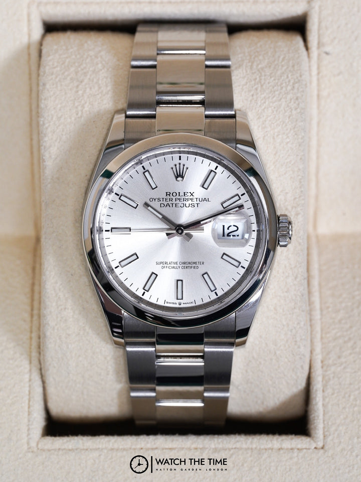 Rolex Datejust 36 Silver Stainless Steel 36 mm - 126200 - 2022