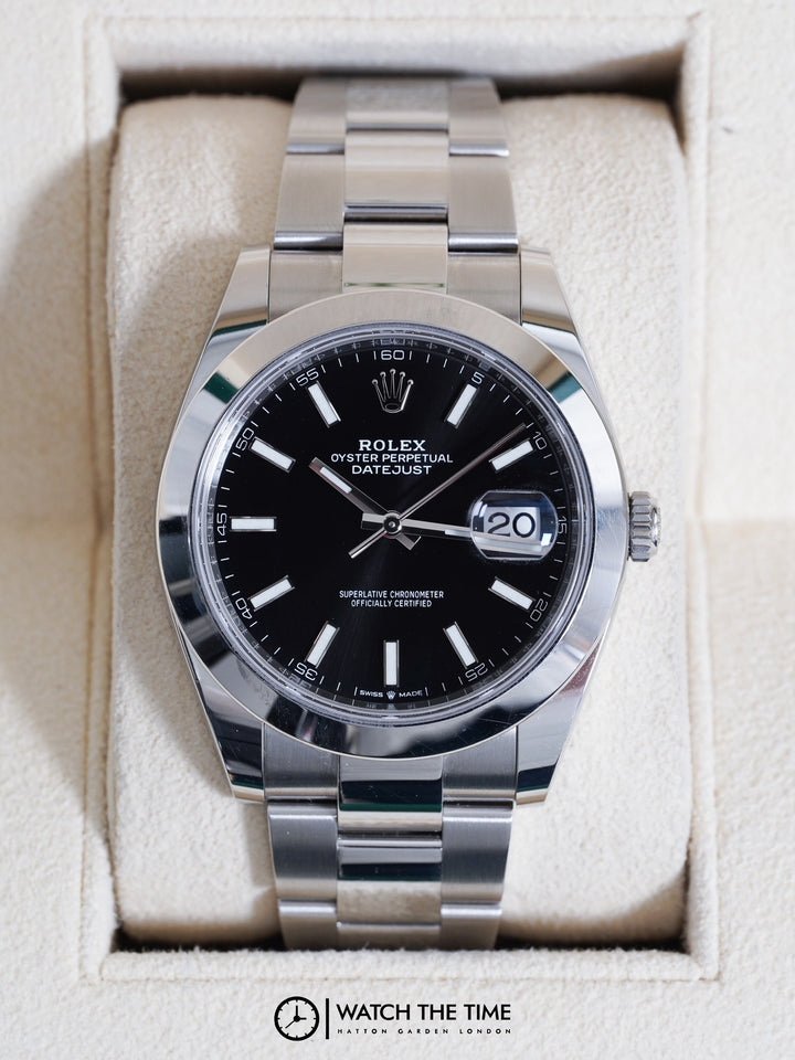 Rolex Datejust 41 Black Stainless Steel 41 mm - 126300 - 2023