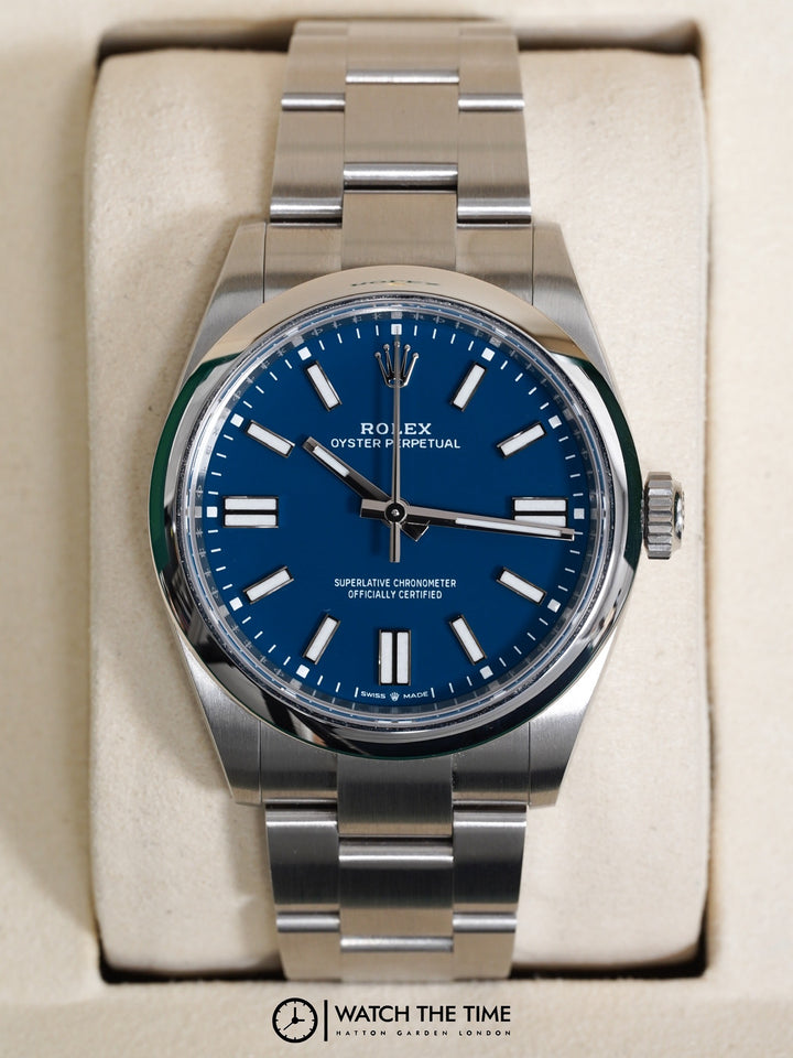 Rolex Oyster Perpetual Blue Stainless Steel 41 mm - 134300 - 2025