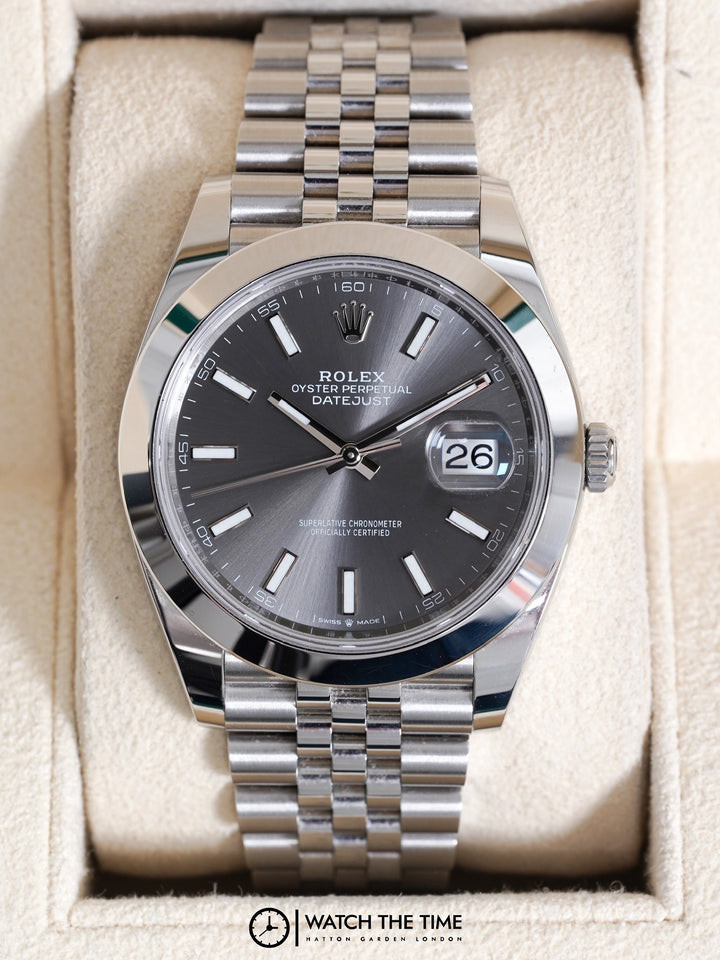 Rolex Datejust 41 Rhodium Stainless Steel 41 mm - 126300 - 2025