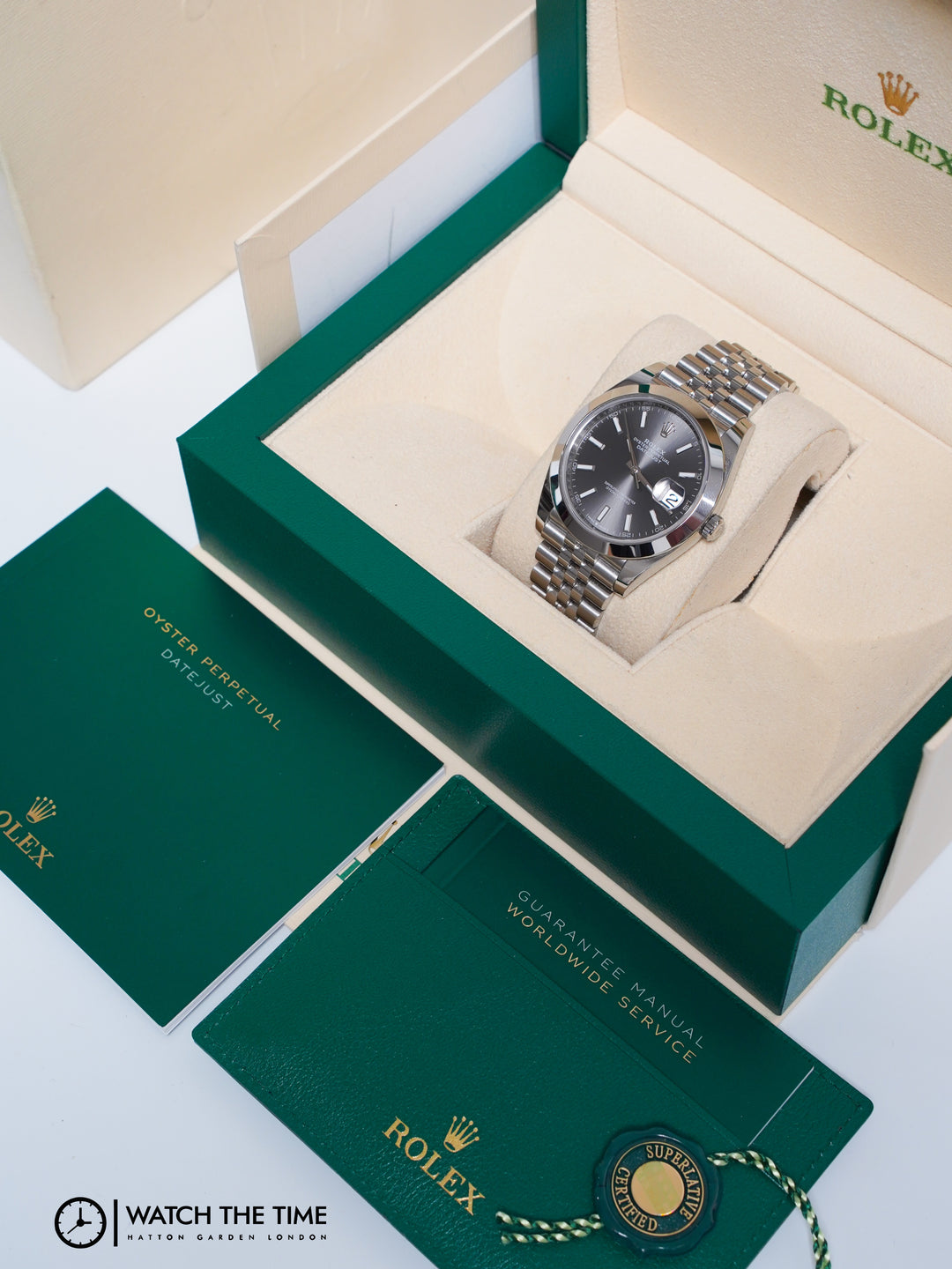 Rolex Datejust 41 Rhodium Stainless Steel 41 mm - 126300 - 2025