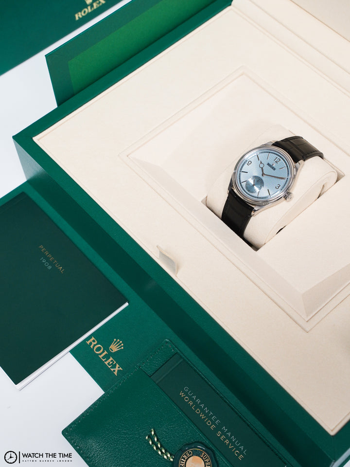 Rolex 1908 Ice Blue Platinum 39mm - 52506 - 2025