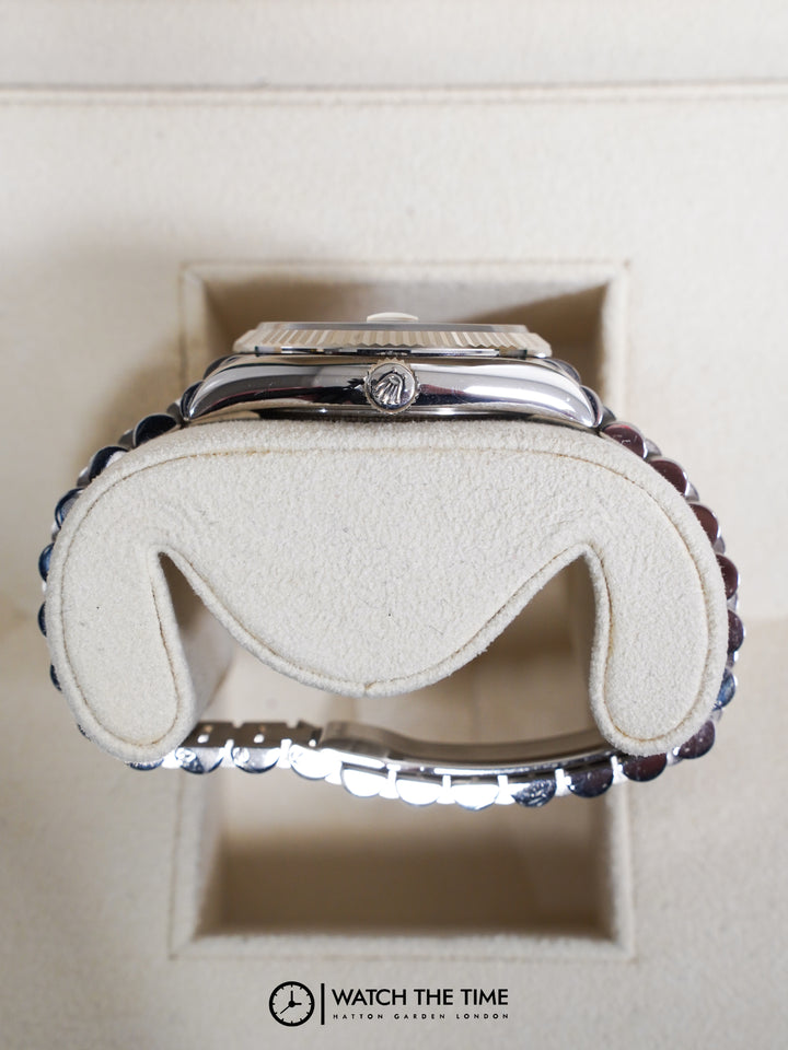 Rolex Daydate Blue Ombre Diamond White Gold 36 mm - 128239 - 2024
