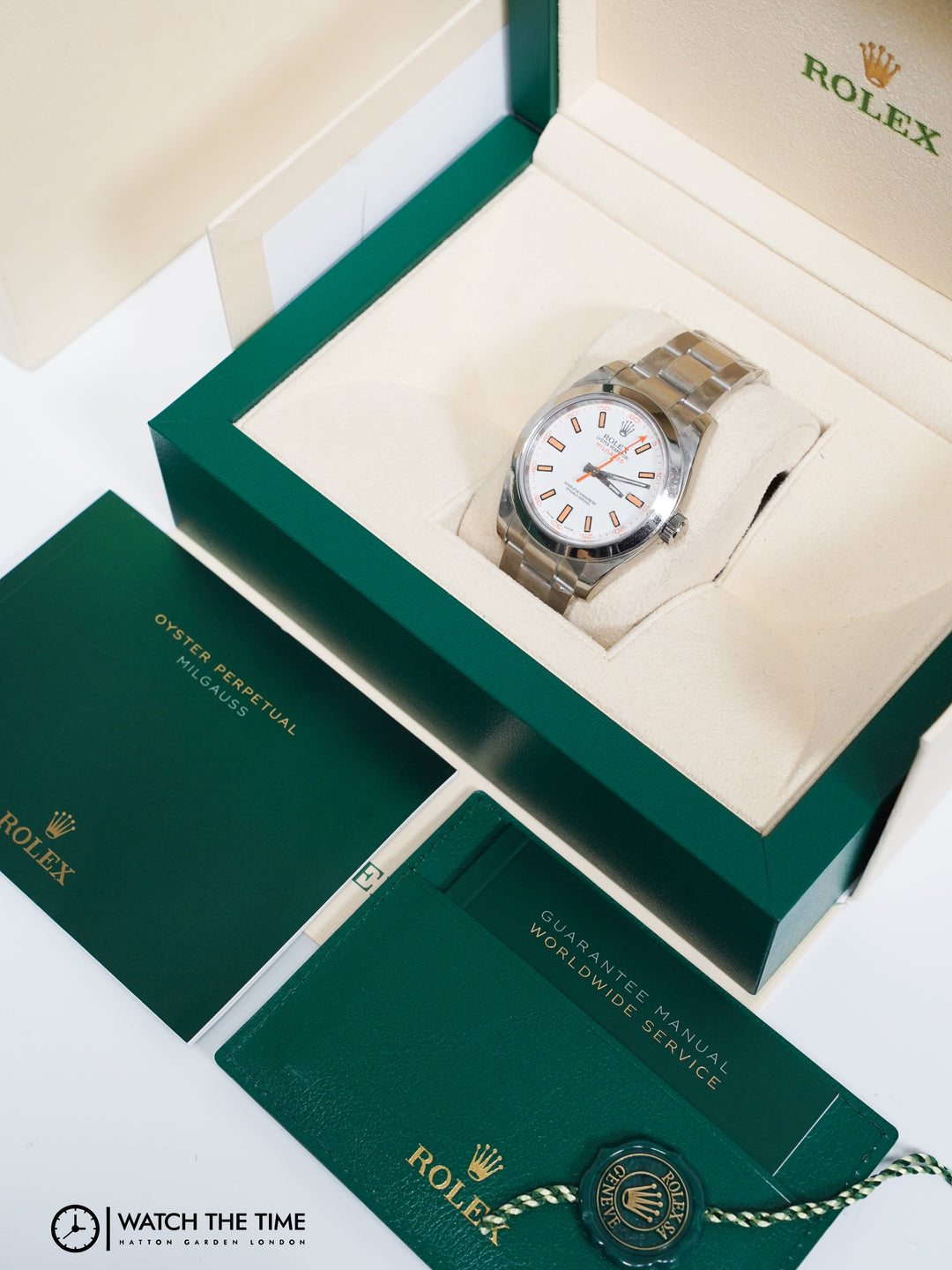 Rolex Milgauss 116400 White Dial 40 - 2021